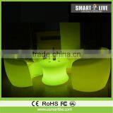 used beauty salon furniture remote control rechargeable illuminated led sofa