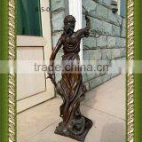 Western Europe Style Bronze Firgure Statue For Garden Statue Sculpture Decoration thumbnail-2
