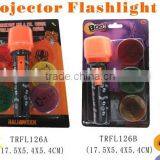 Plastic Halloween Projection Led Flashlight Different Logo Projector Led Torch thumbnail-1
