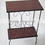 2 Tier Metal Occasional Decorative Magazine Table or Sofa Side Table thumbnail-4