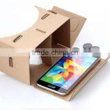 DIY GOOGLE Cardboard VR Virtual Reality 3D Glass For IPhone Google Smartphone thumbnail-4