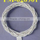 Inexpensive White Wicker Wrenth Decoration thumbnail-1