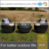 PE synthetic garden used rattan outdoor furniture sofa chair