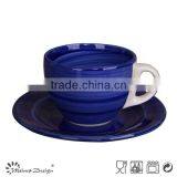 Cheap Bulk Ceramic Chinese Tea Cups, Wholesale White Porcelain Custom Printed Ceramic Tea Cups and Saucers