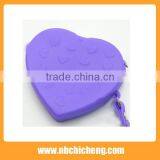Promotional Gifts Heart Shape Coin Bag Silicone Mini Purse Silicone Coin Purse thumbnail-3