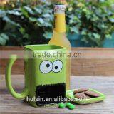Creative Square Shape Biscuit Mug With Funny Face thumbnail-2