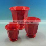 2012 New Designs Ceramic Fresh Flower Pot