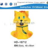 (HD-18712)Flower cat animal fiberglass dust bin