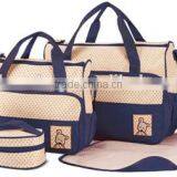Wholesale Durable 5pc Set Baby Diaper Bag With Polyester thumbnail-5