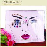 Custom Festival High Quality Crystal Face Tattoo Glitter Rhinestone Sticker thumbnail-6
