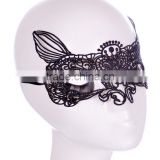 Black lace catwoman Halloween party mask M5103
