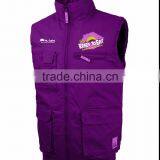 Sleeveless Waterproof Jacket Winter Jacked With Zipper European Vest thumbnail-1
