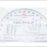China Kearing Brand High Quality Transplant Plastic Military Round Protractor Plotter#KMP-1 thumbnail-1