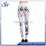 KX019 Polyester Women's Novelty Leggings With Various Prints 2017 thumbnail-3