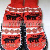 Kids Anti Slip Moccasin Slipper Sock thumbnail-3