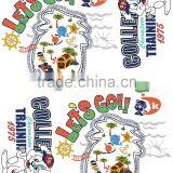 High Quality Plastisol Heat Transfer Printing Method T-shirt Logo Printed thumbnail-3