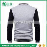 New Pattern Custom Logo Sailor Collar Couple Unisex Cotton Fleece Varsity Jacket thumbnail-5