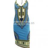 Zm50313b New Style Lady Clothing Slim Sexy v Neck Summer Dress Women thumbnail-5