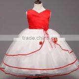 High Quality Children Frocks Designs Girls Party Dresses With Flower#C0198 thumbnail-1