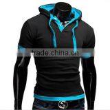 2016 New Fashion Men Plain Dyed t Shirts Men Casual Clothing thumbnail-3