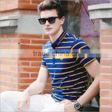 Blue T Shirt Polo Shirt Designs For Men With Custome Logo thumbnail-3