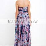 Special Effects Purple Floral Print Maxi Dress thumbnail-5