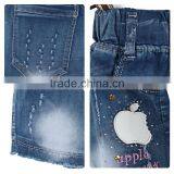 Guangzhou Children's Clothing Factory Kids Girls Ripped New Fashion Jeans Pants thumbnail-6