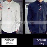 Decorated Pocket High Quality Oxford Shirts Autumn Shirts for Man Casual Shirts thumbnail-2