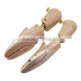 Double Tube Lotus Firm Wood Professional Adjustable Shoe Tree With Metal Cap thumbnail-3