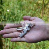 2016 New Arrival 8 In 1 Stainless Key Ring Hanging Buckle Multifunctional Tool Outdoor Survive Hot Sale thumbnail-6