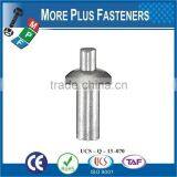 Made In Taiwan Black Phosphate Brazier Head Aluminum Drive Rivet thumbnail-4