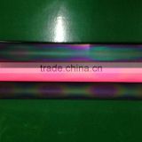 China fashion color changing rainbow fabric,stretch rainbow reflective fleece fabric for clothing