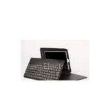 Ergonomic Design Multiple Angles 235x135mm ABS Materia IPad2 Bluetooth Keyboard Case
