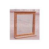 Modern Solid Wood Bathroom Furniture Mirror With Walnut Wooden Frame thumbnail-1