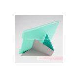 Five Fold Transparent Frosted Leather Case for Ipad Air thumbnail-1