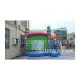 Inflatable bounce house With Slide , Inflatable Jumping Castle For Rent