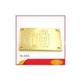 Custom Handbag Metal Hardware Zinc Alloy Plate Die Casting Logo Badge thumbnail-1
