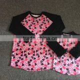 Valentine's Day Boutique Girl Clothing Girls Valentine Heart Raglan Mommy and me Raglan Shirts thumbnail-1