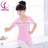 Wholesale Kids Girls Training Dance Costumes 100% Cotton Gymnastics Leotards thumbnail-4