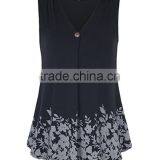 Women's Fair Trade Blank Distressed Lady Flow Blouse thumbnail-4