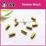 Fashion Ends Fastener Metal Gold Clasp for Cord Ends