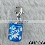 Custom DIY Jewelry Accessories Alloy Enamel Coke Bottle Charms for Bracelet Making thumbnail-1