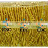Gold Bullion Fringe Tassels | Vestment Gold Fringe | Gold Bullion Wire Fringes thumbnail-1