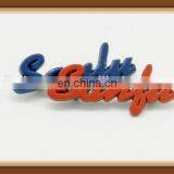 Popular Products, Colorful Label With Orange and Blue for Clothing