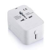 2018 Coorporate Gift Universal Travel Adapter With US UK EU AUS Plug Adaptor ,2.1A Dual USB Port thumbnail-4