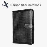 Luxury Black Carbon Fiber Cover Business Notebook With Custom Logo Business Gift