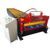 Color Steel Trapezoid Roof Wall Plate Cold Roll Forming Machine thumbnail-1