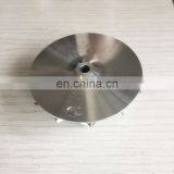 RHF4H 43,50/60,00 мм 6+6 лопастей высокопроизводительный турбо - турбонагнетатель алюминиевый 2618/Билет/фрезерованная компрессорная колесо thumbnail-4