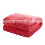 TEX-CEL OEM polyester red flannel worm touch fleece blanket