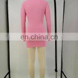 Plus Size Long Sleeve Sexy Bodycon Girls' Dresses Casual Sport Fall Short Mini Dress Women Dresses Women Casual Dresses thumbnail-4